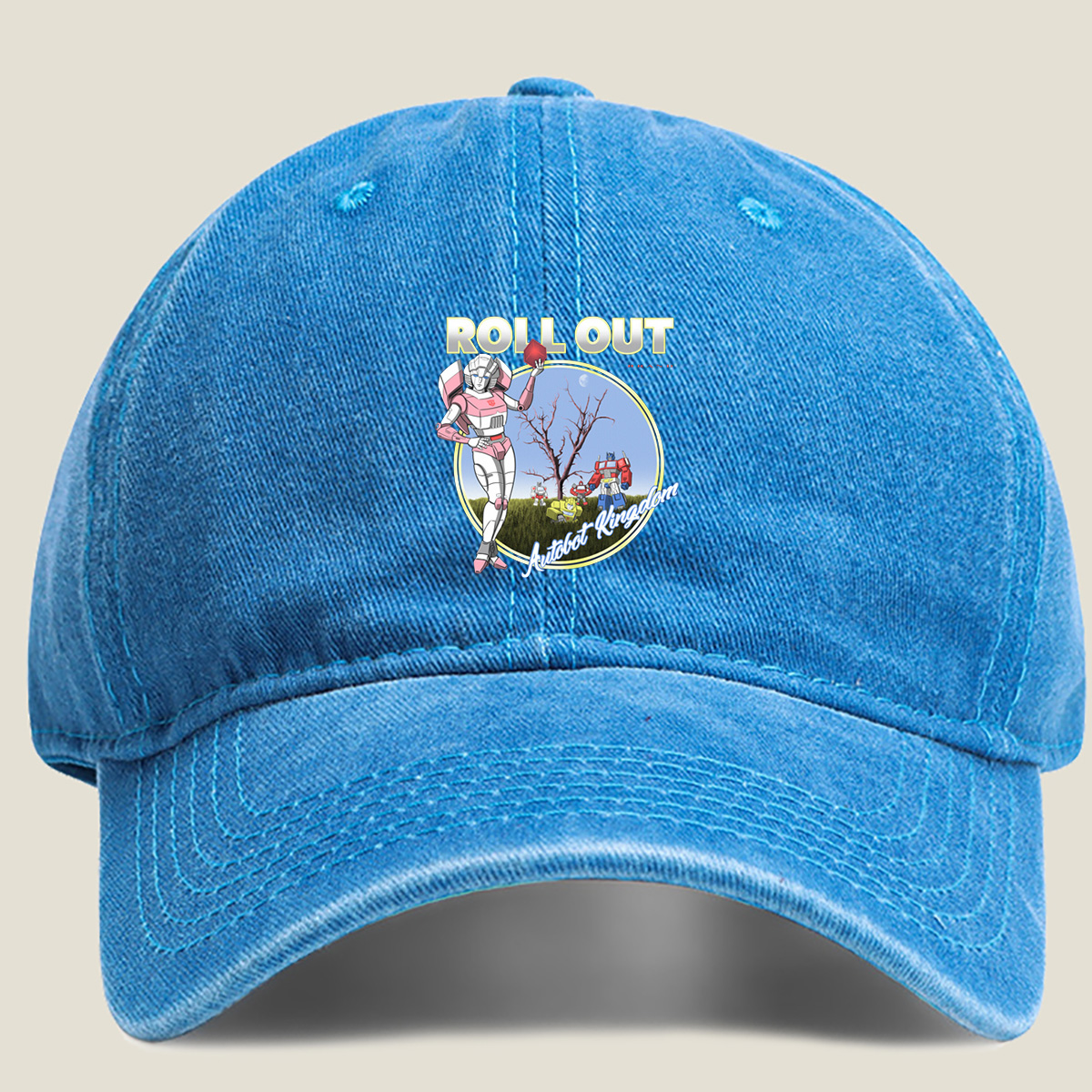 Transformers: Arcee and Autobot Kingdom - Washed Denim - Baseball Cap