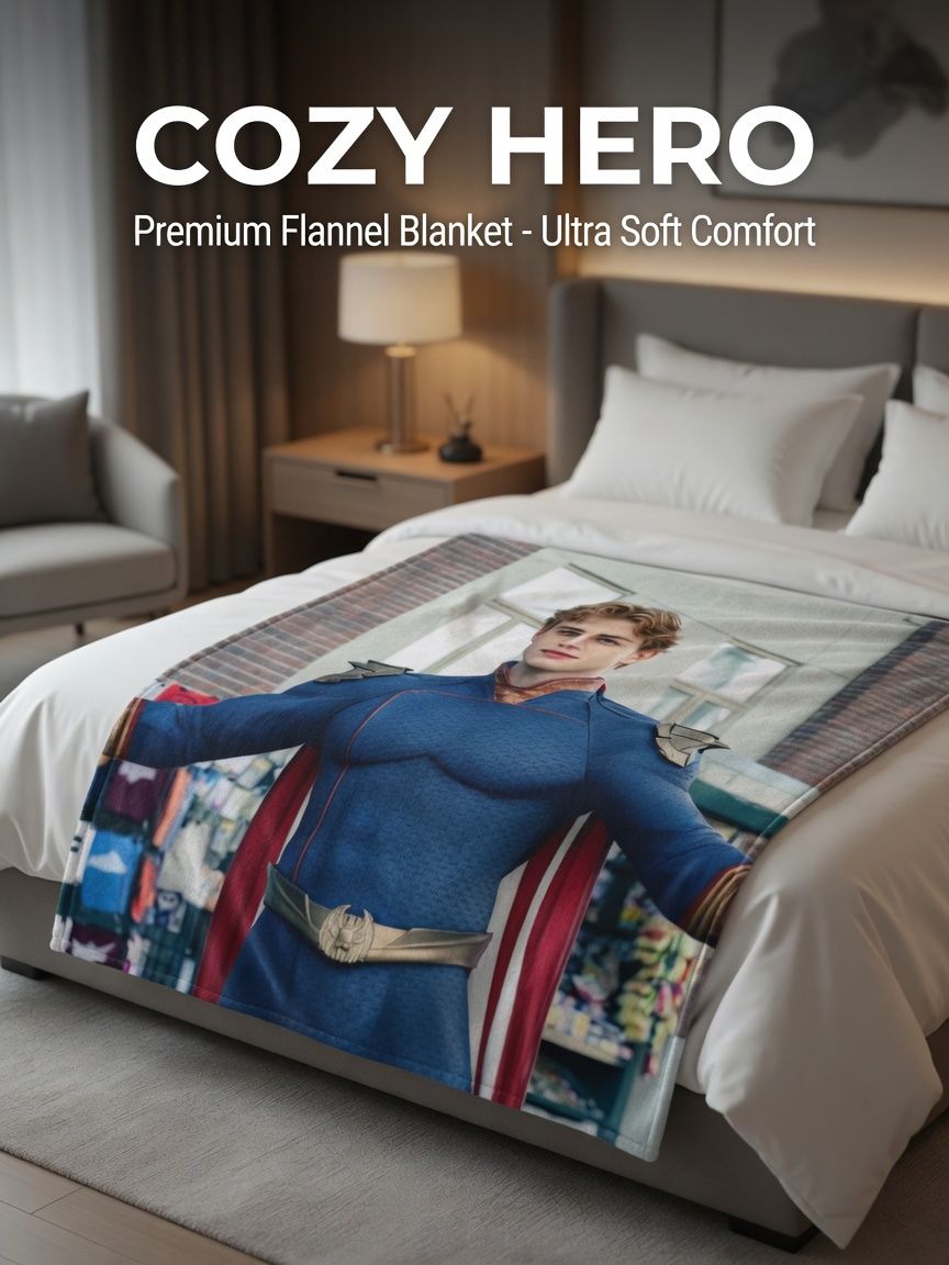 Custom Photo Portrait Flannel Fleece Blanket Ultra Soft Lightweight Personalized Throw Blanket for Sofa Bed Travel Gift