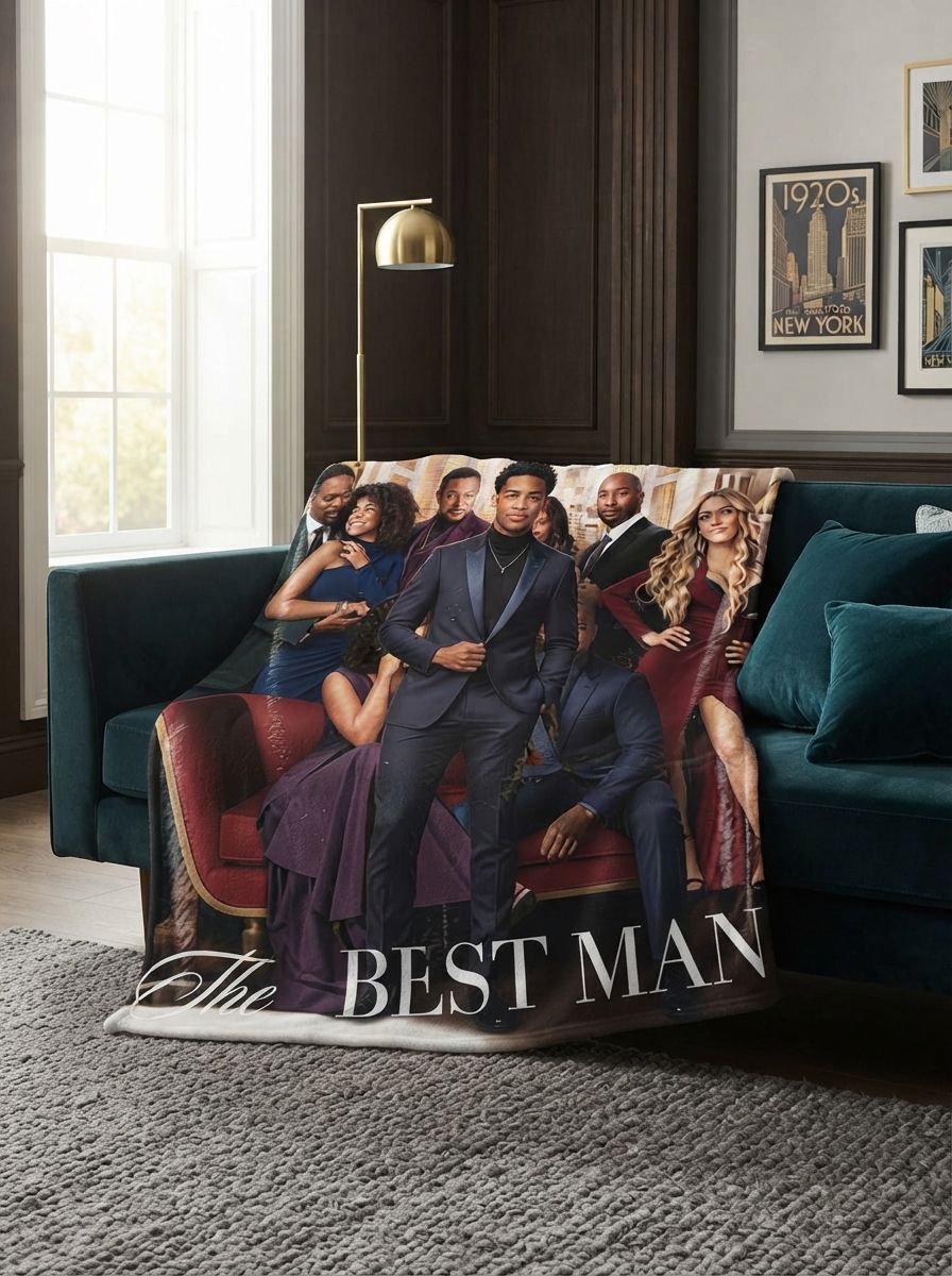 Custom Photo Face Flannel Blanket Personalized Portrait Cast Throw Ultra Soft Warm Anti-Pilling Keepsake Gift for Bed
