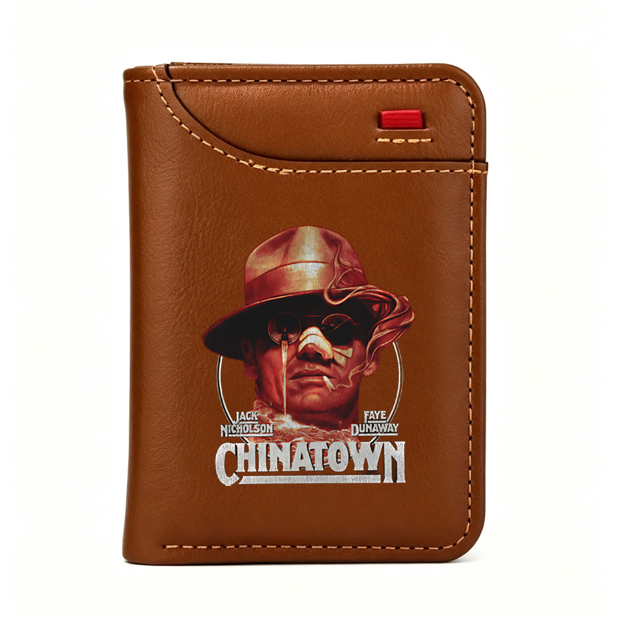 Chinatown: Jack Nicholson, Faye Dunaway, Mystery Thriller Drama - Vertical Style Wallet