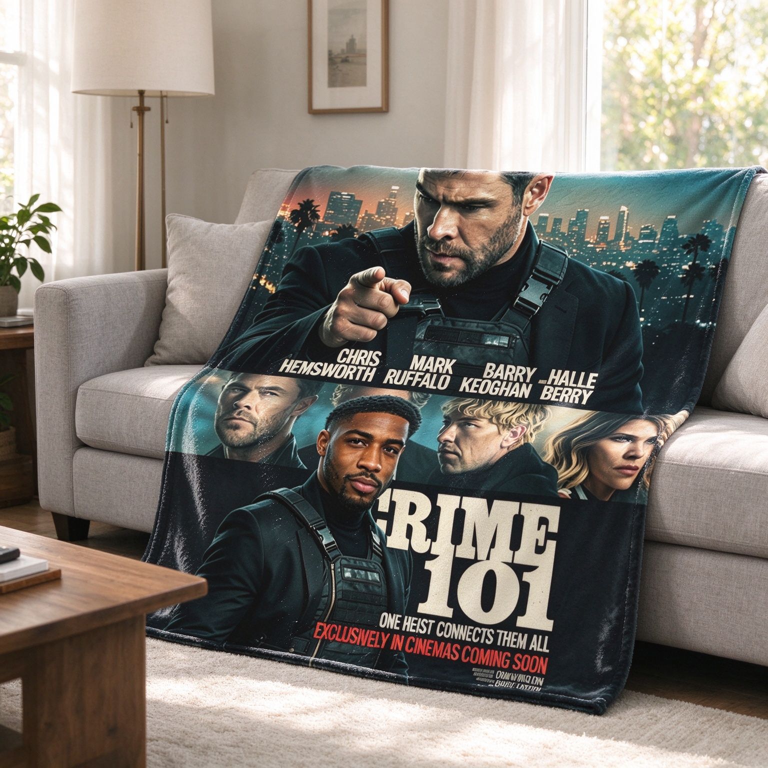 Custom Photo Face Movie Poster Flannel Blanket Personalized Picture Print Ultra Soft Warm Plush Throw Keepsake Cozy
