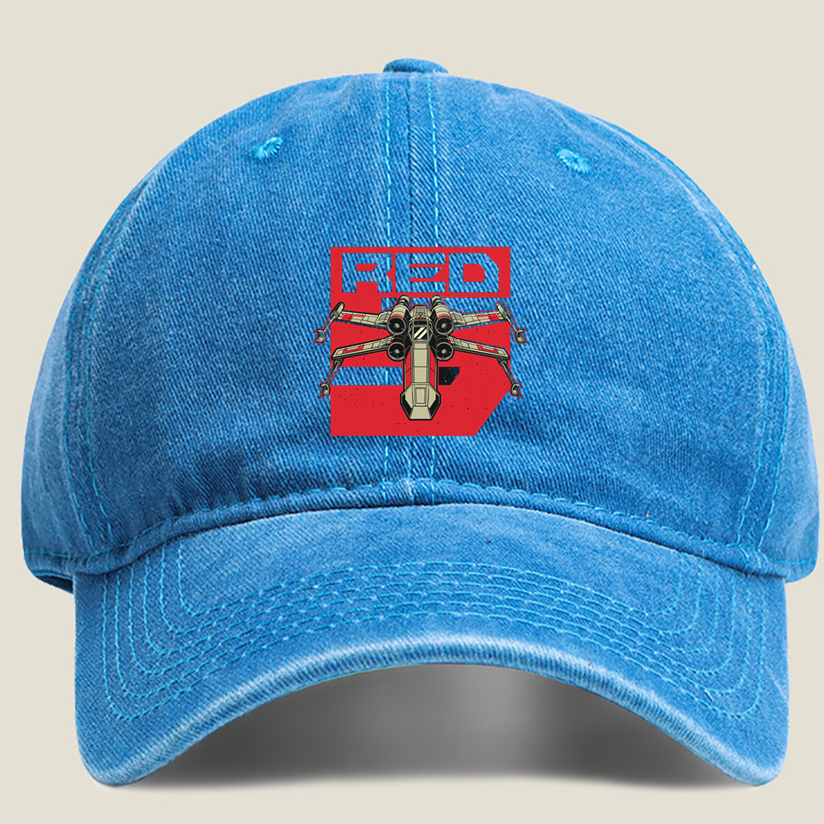 Star Wars: Red Five X-Wing - Washed Denim - Baseball Cap