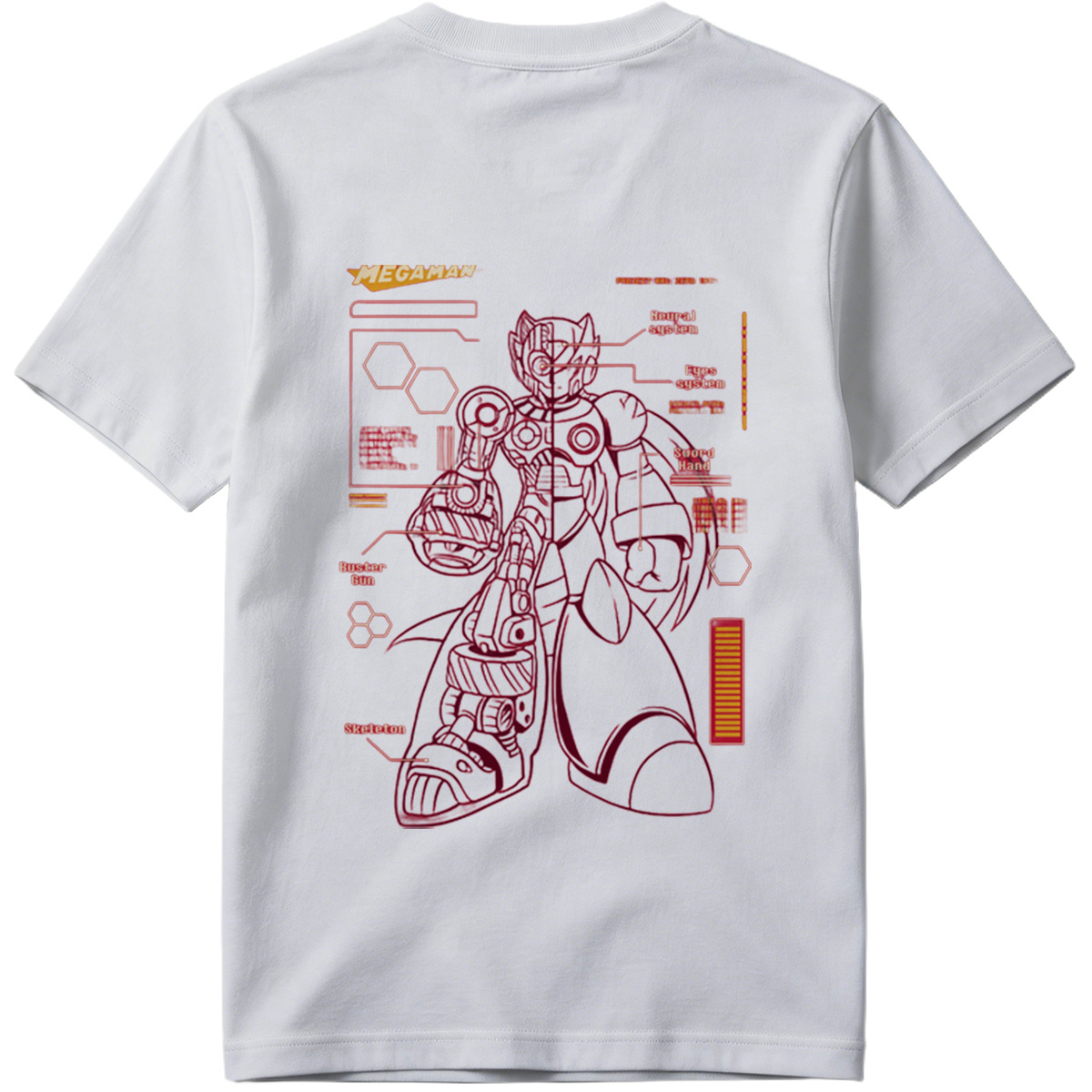 Megaman Zero: Project Zero 1593 Technical Blueprint - Tee