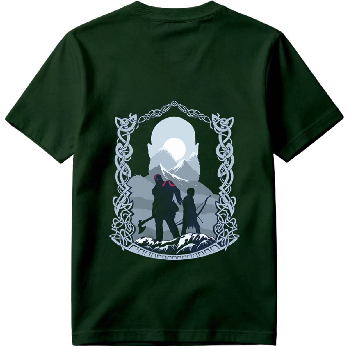 Viking Warriors Under the Moonlight - Tee