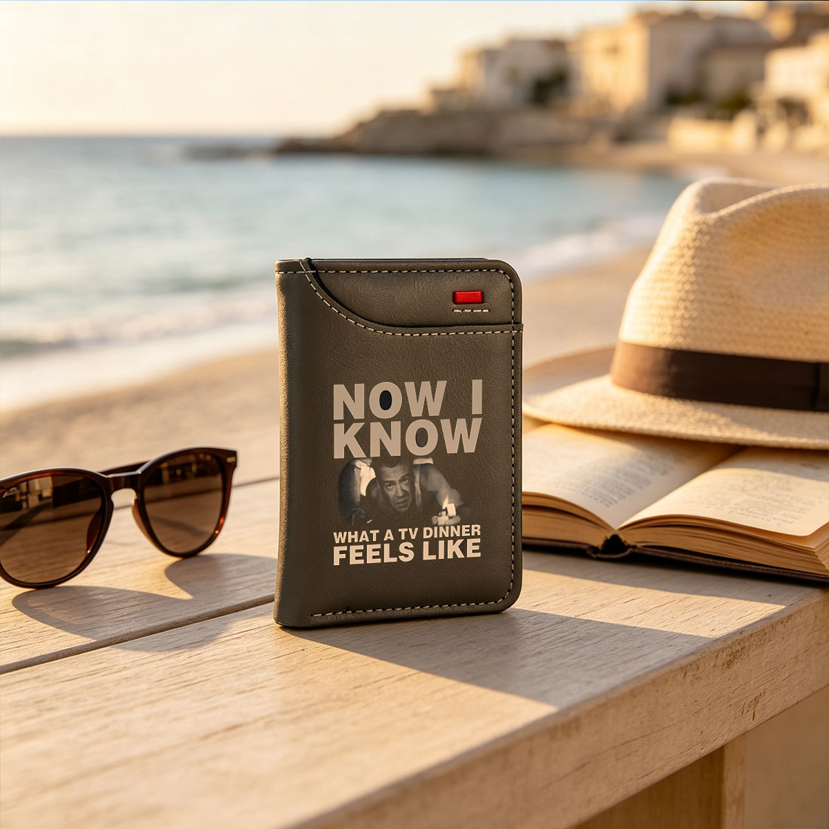 Now I Know What a TV Dinner Feels Like - Jack Nicholson - Vertical Style Wallet
