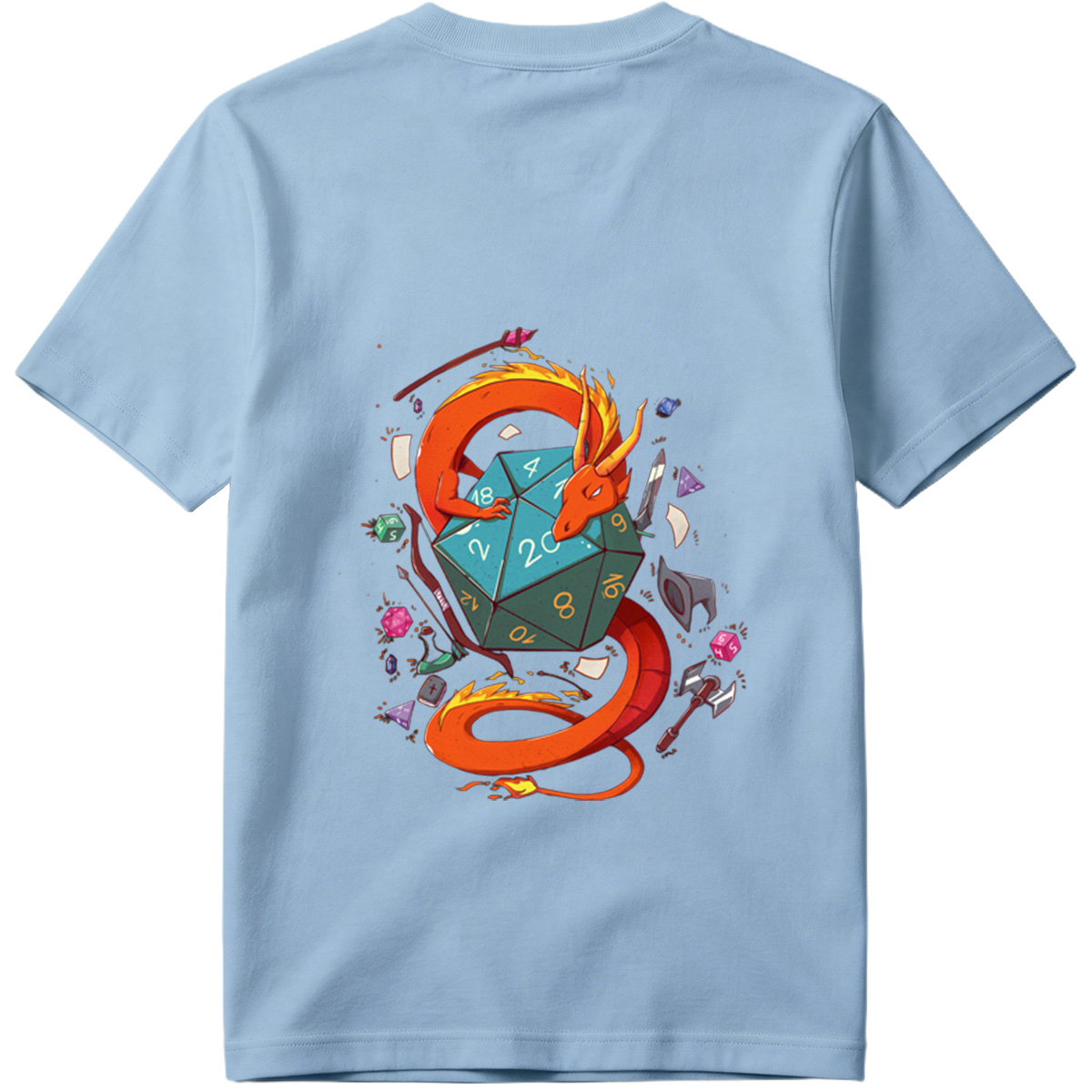 Dragon and D20: Fantasy Adventure - Tee