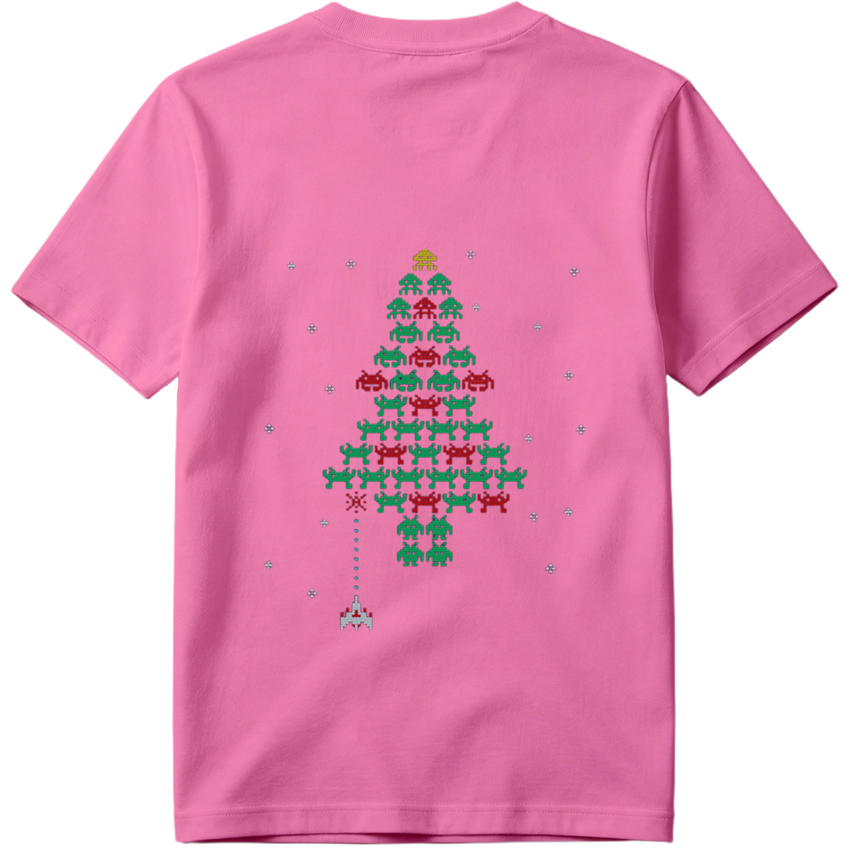 Space Invaders Christmas Tree - Tee