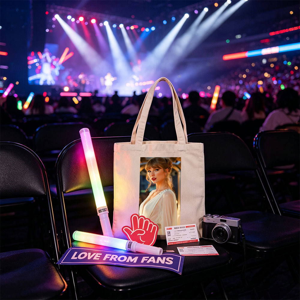 Taylor Swift in Elegant Gown at Red Carpet Event - Canvas tote bags