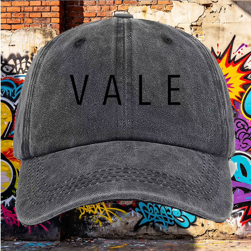 Men's Printed Washed Cap with 