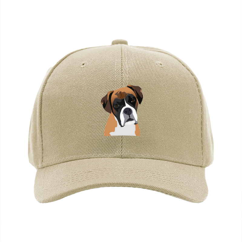 1pc New Baseball Cap Boxer Dog Print Unisex Adjustable Hat for Outdoor Activities and Casual Wear Adults and Teens Fashion Accessory