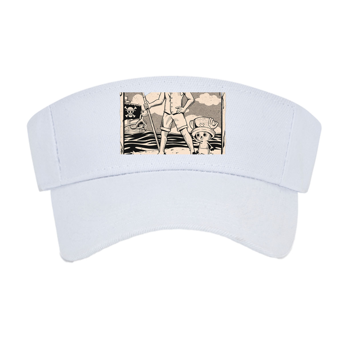One Piece: Luffy and Chopper as The Fool Tarot Card -  Visor cap