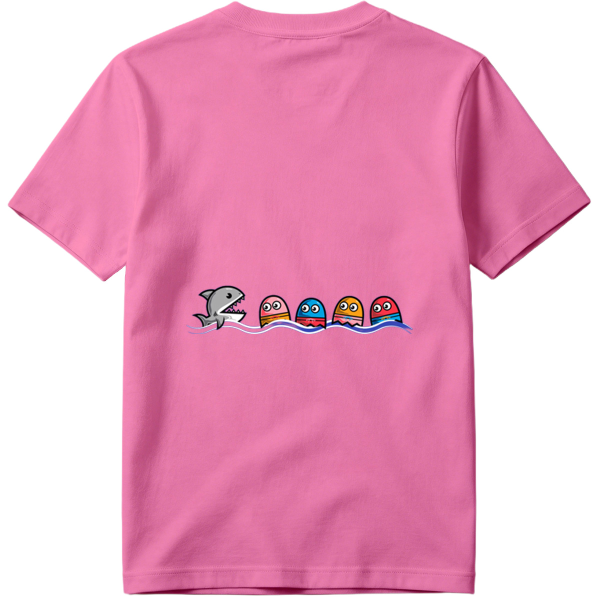 Pac-Man and the Shark - Tee