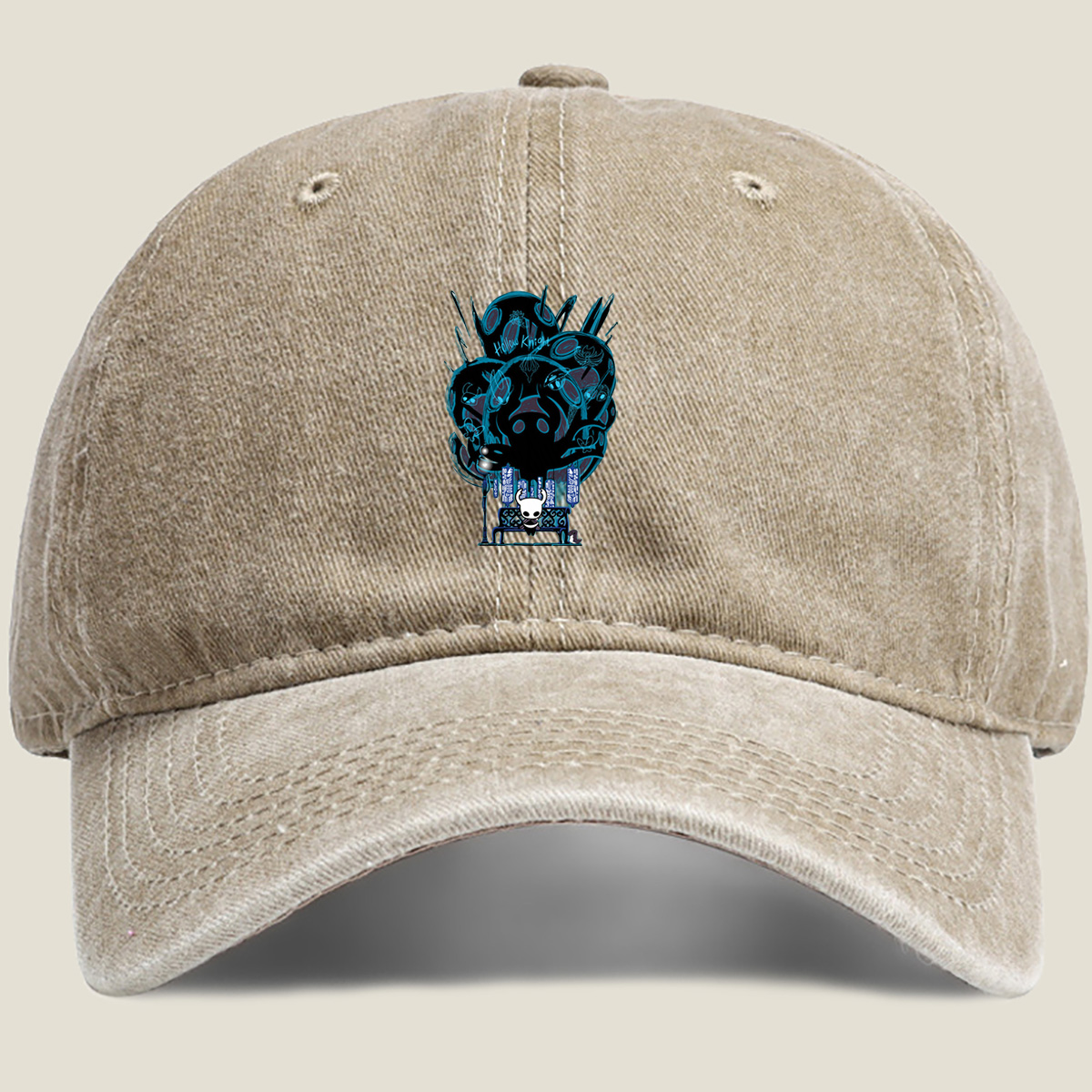 Hollow Knight: The Knight and the Abyss - Washed Denim - Baseball Cap