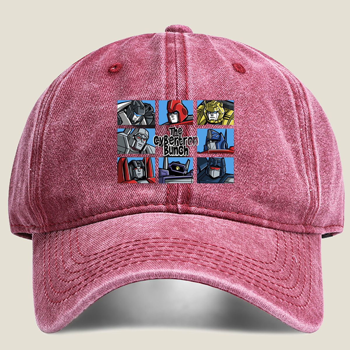 The Cybertron Bunch: Transformers Characters - Washed Denim - Baseball Cap