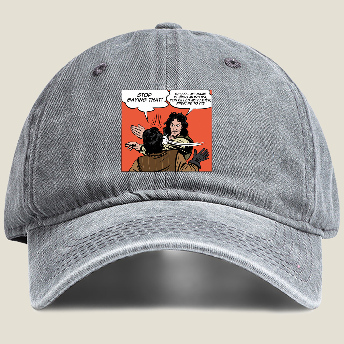 The Princess Bride: Inigo Montoya vs. Westley - Washed Denim - Baseball Cap