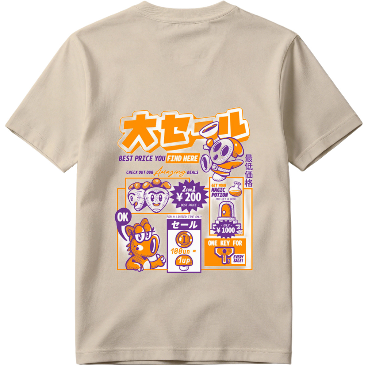 Kirby and King Dedede Big Sale Adventure - Tee