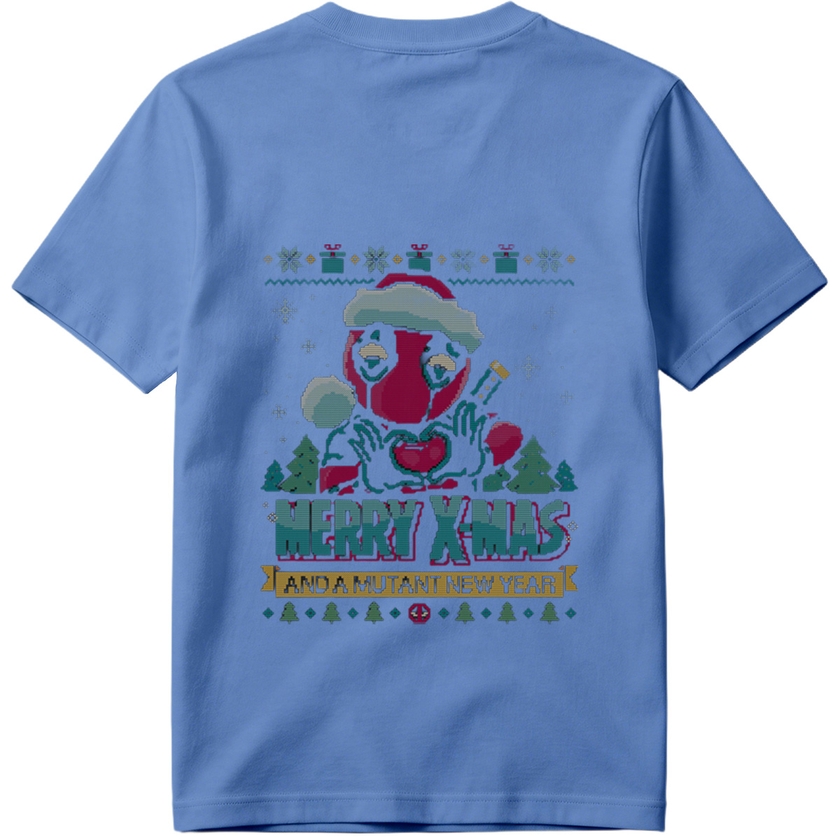 Deadpool Christmas Sweater: Merry X-Mas and a Mutant New Year - Tee