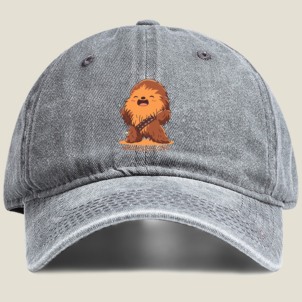Star Wars: Chewbacca Wookiee Love - Washed Denim - Baseball Cap