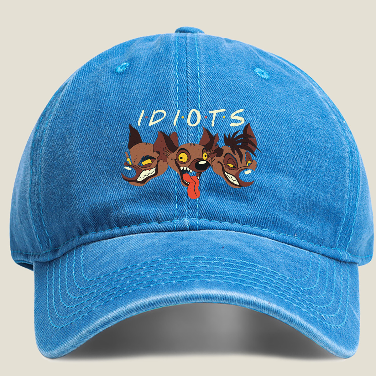 The Lion King - Hyenas Idiots - Washed Denim - Baseball Cap
