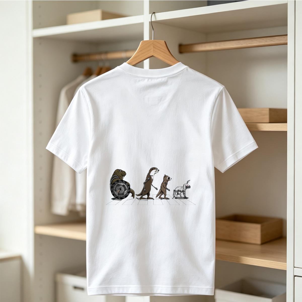 The Batch89: Otter, Weasel, and Robot Crossing - Tee