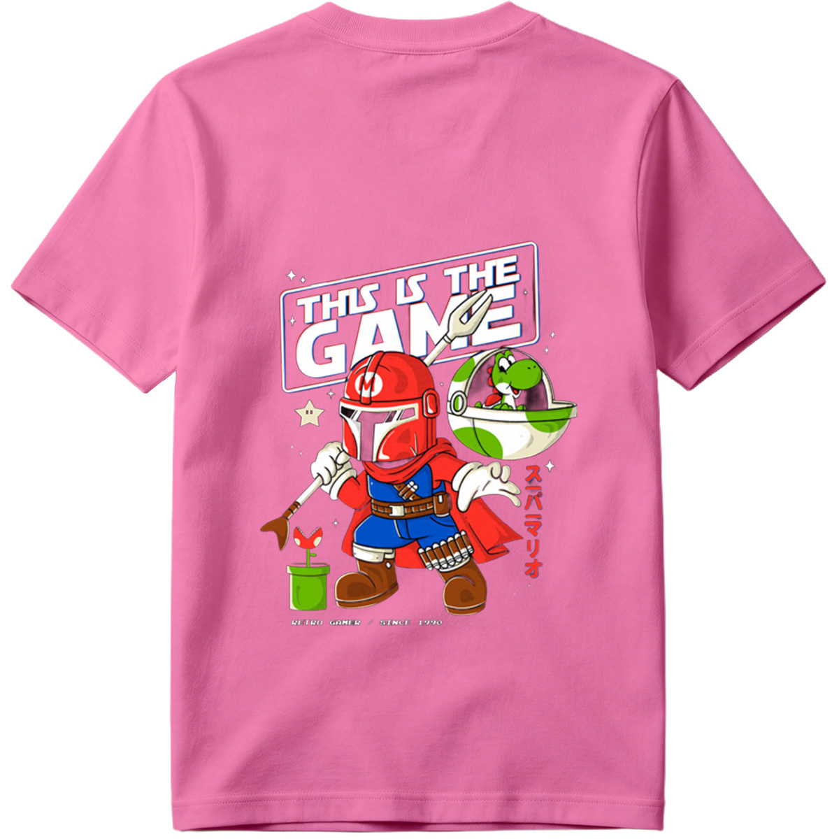 Super Mario Meets Mandalorian: This Is The Game - Tee