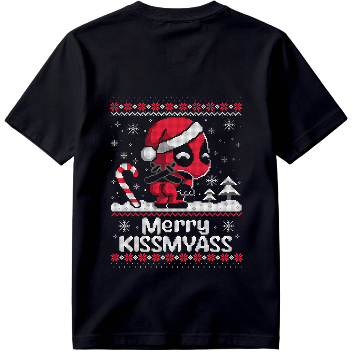Deadpool Christmas Ugly Sweater Design - Tee