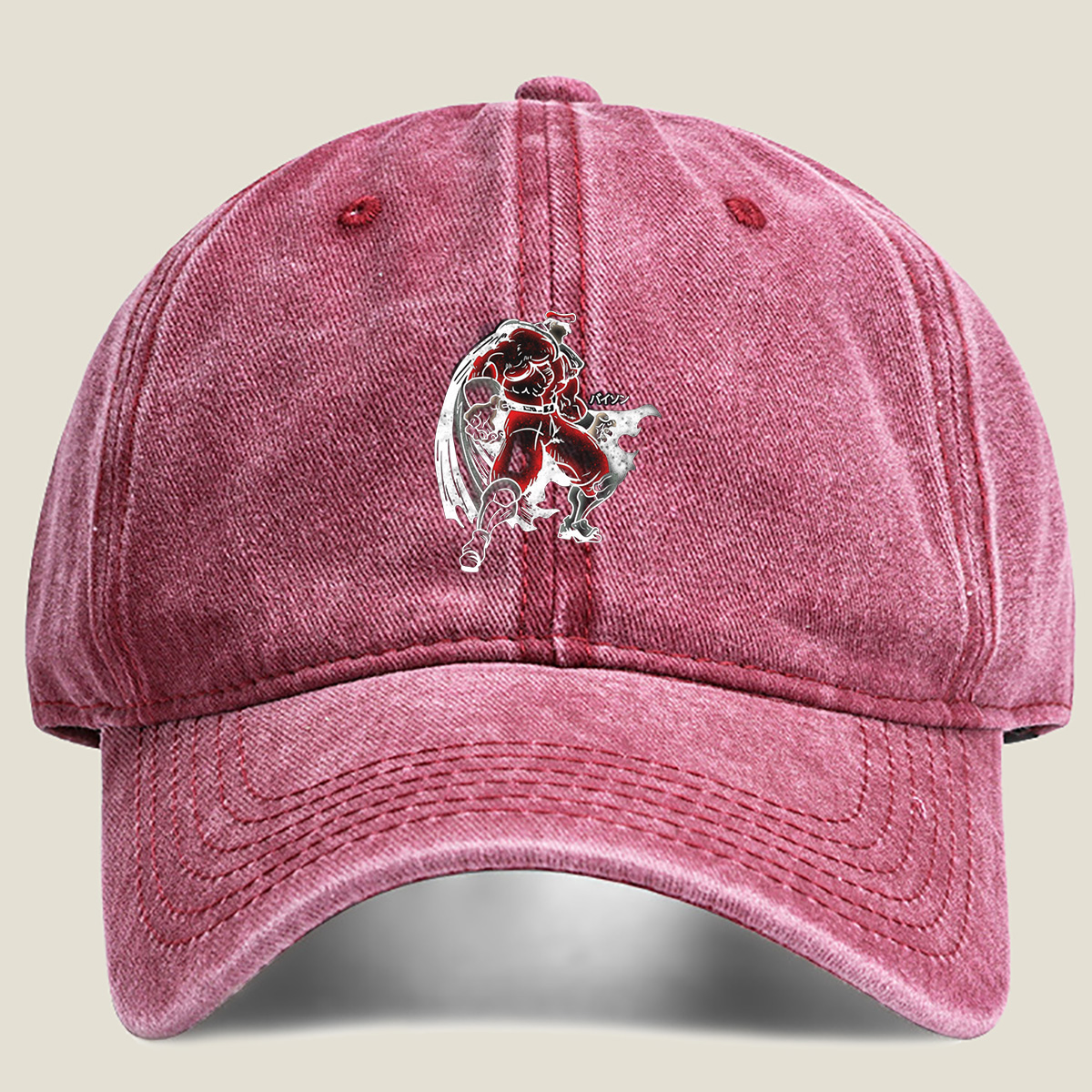 Street Fighter - Bison - Washed Denim - Baseball Cap