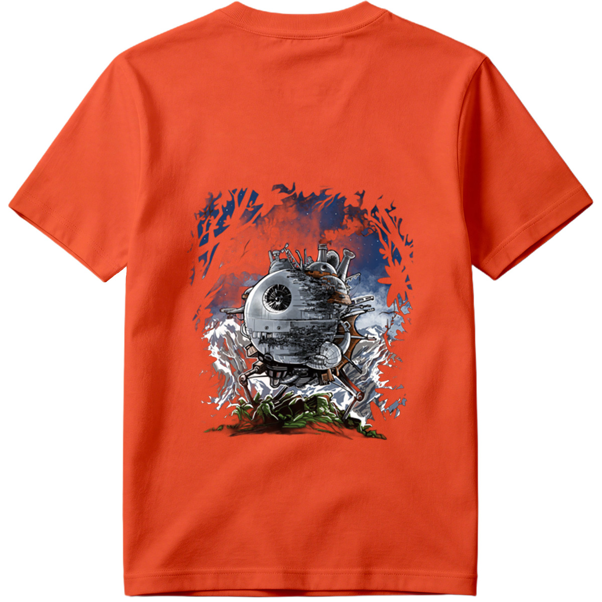 Steampunk Death Star in the Forest - Tee