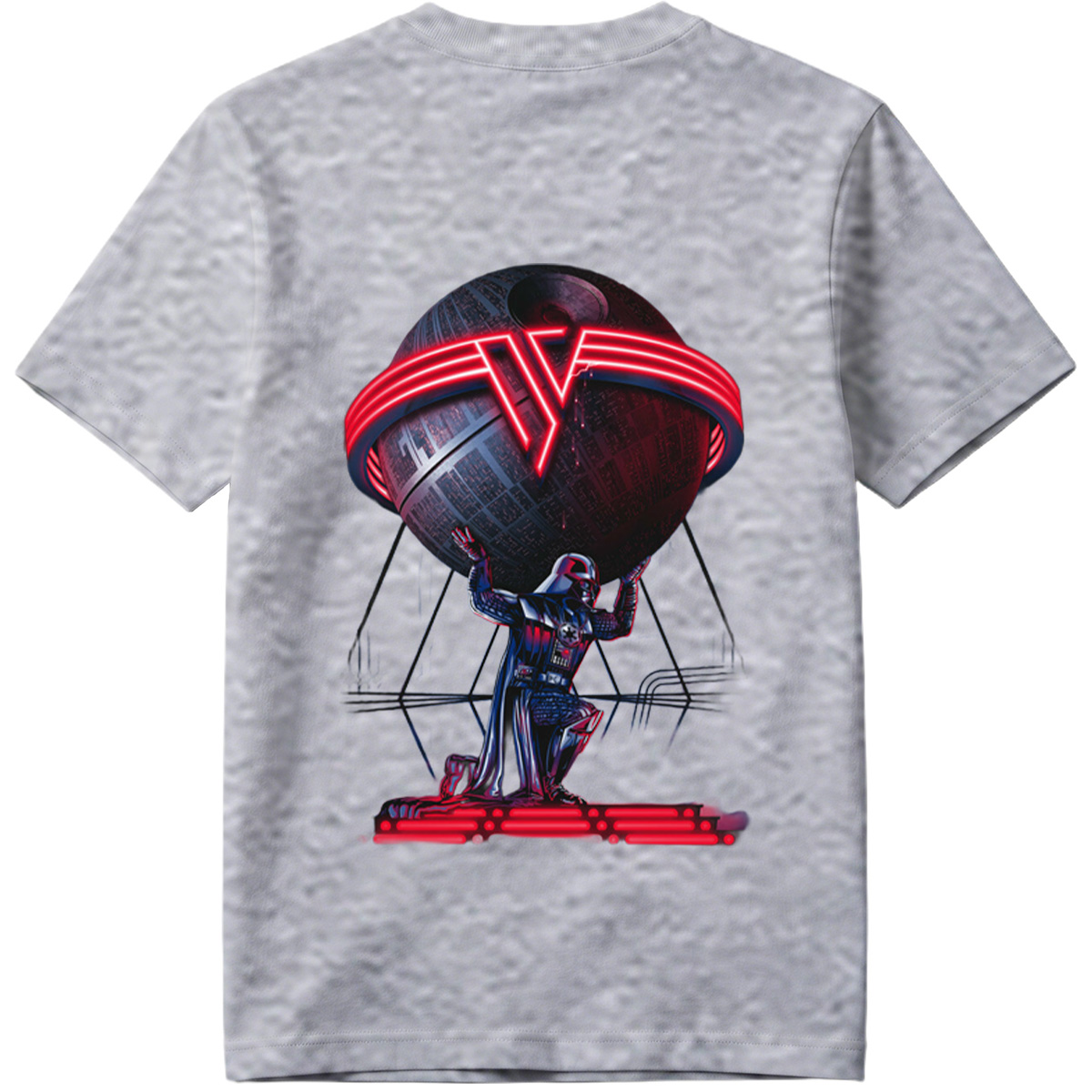 Darth Vader and the Death Star: A Galactic Powerhouse - Tee