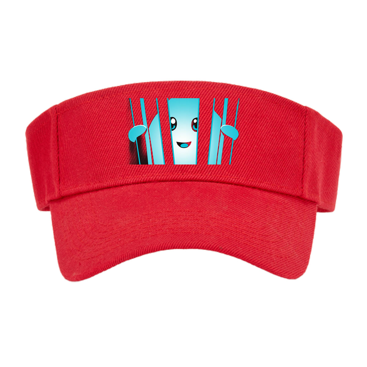 There's Only Darkness: Blue Character Behind Bars -  Visor cap