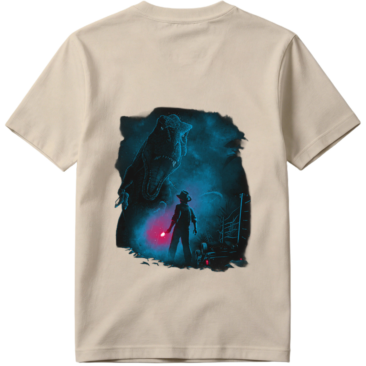 Jurassic Park: Indominus Rex and Owen Grady - Tee