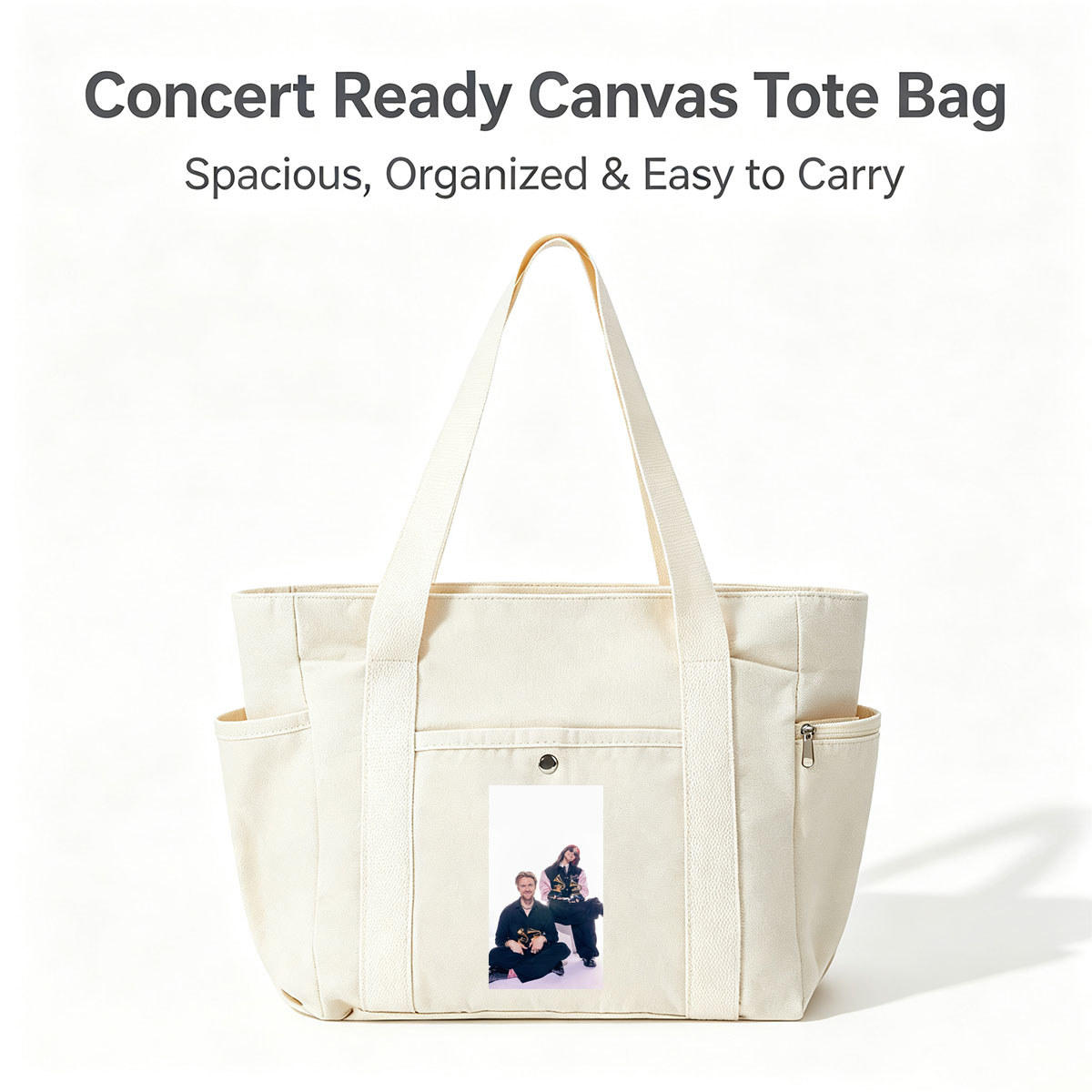 Billie Eilish and Finneas O'Connell at the Grammys with Their Awards - Multi-pocket bags