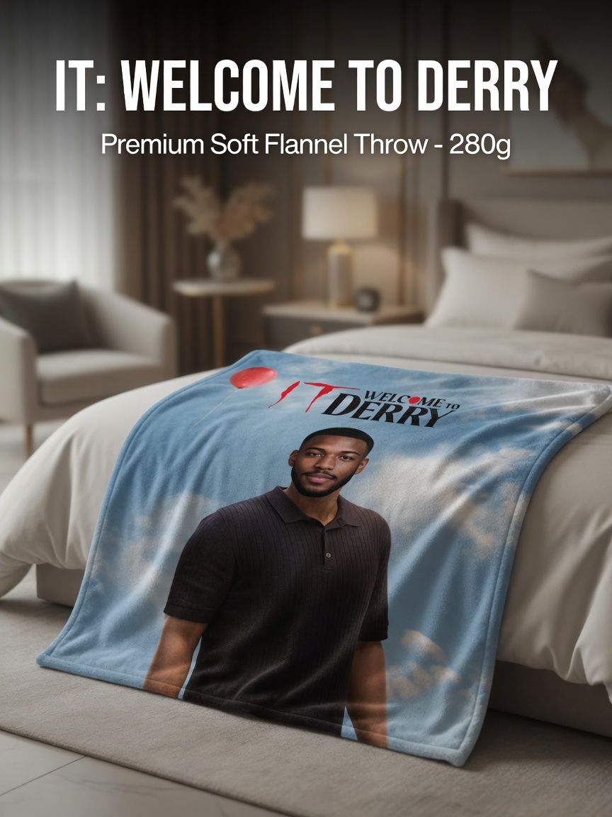 Custom Photo Blanket Personalized Face Portrait Throw Soft Flannel Fleece Quilt Ideal Customized Gift for Family