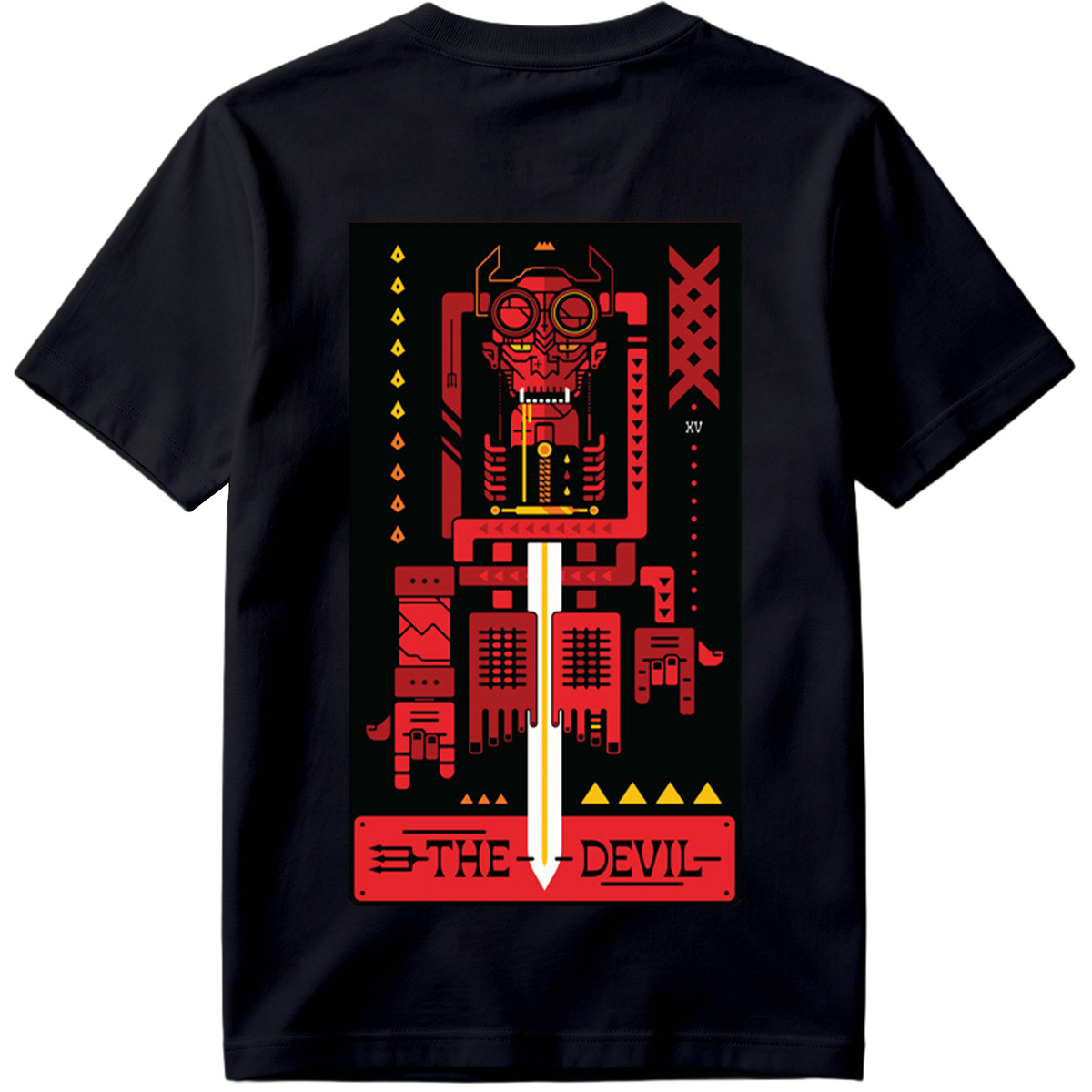 The Devil - Cybernetic Tarot Card - Tee