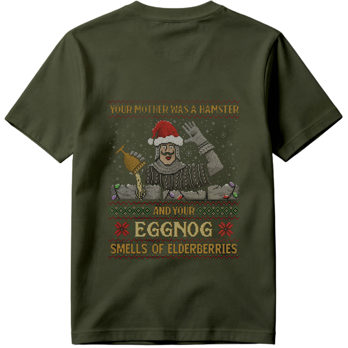 Monty Python and the Holy Grail - King Arthur Christmas Sweater - Tee
