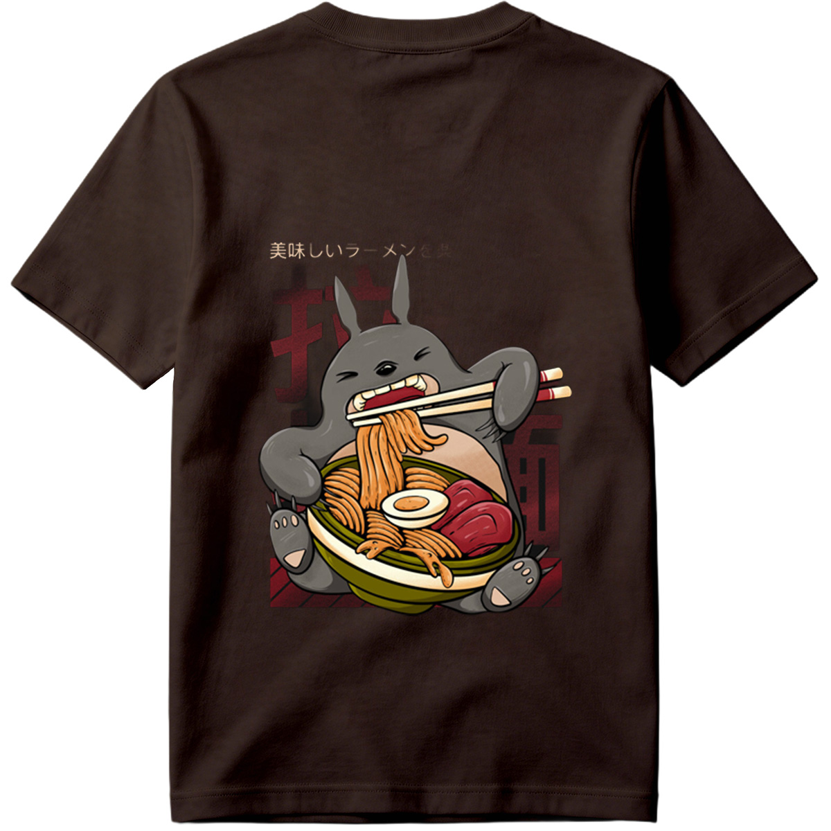 Totoro Enjoying Ramen - Tee