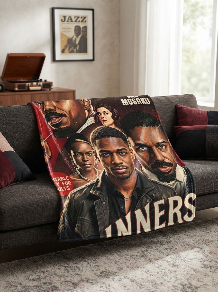 Custom Photo Face Blanket Personalized Movie Poster Portrait Flannel Throw Ultra Soft Skin Friendly Fleece Blanket for