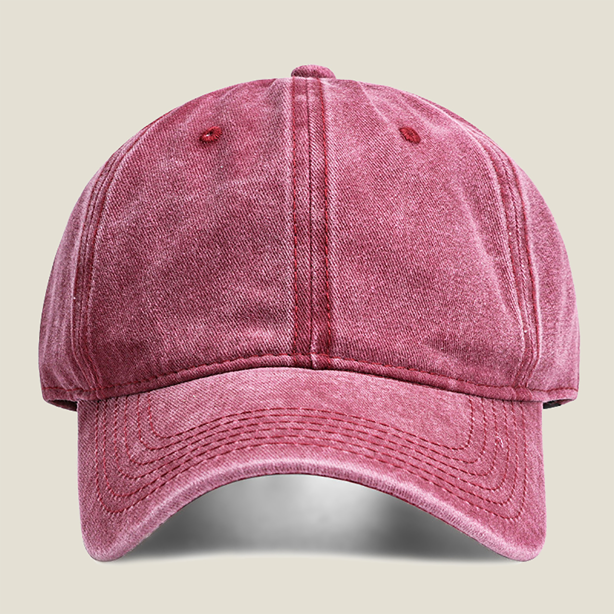 Washed baseball cap