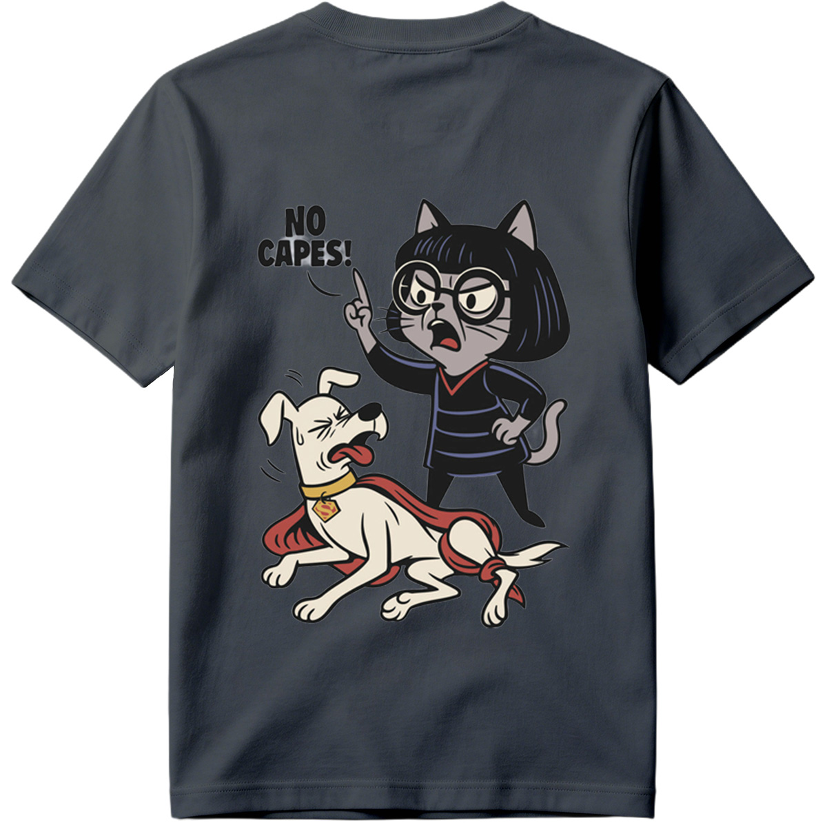 Krypto the Superdog and Streaky the Supercat: No Capes! - Tee