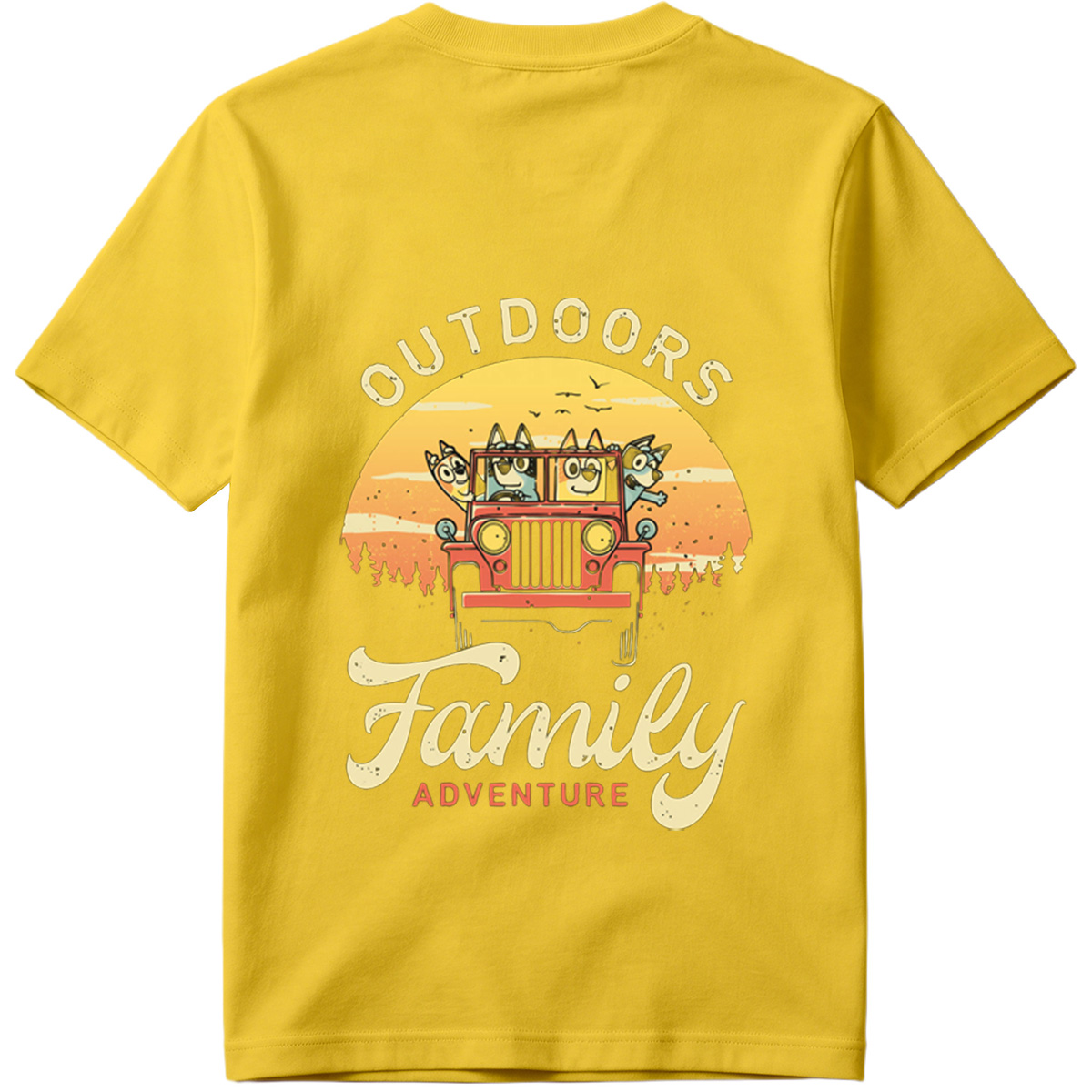 Bluey Family Outdoors Adventure - Tee