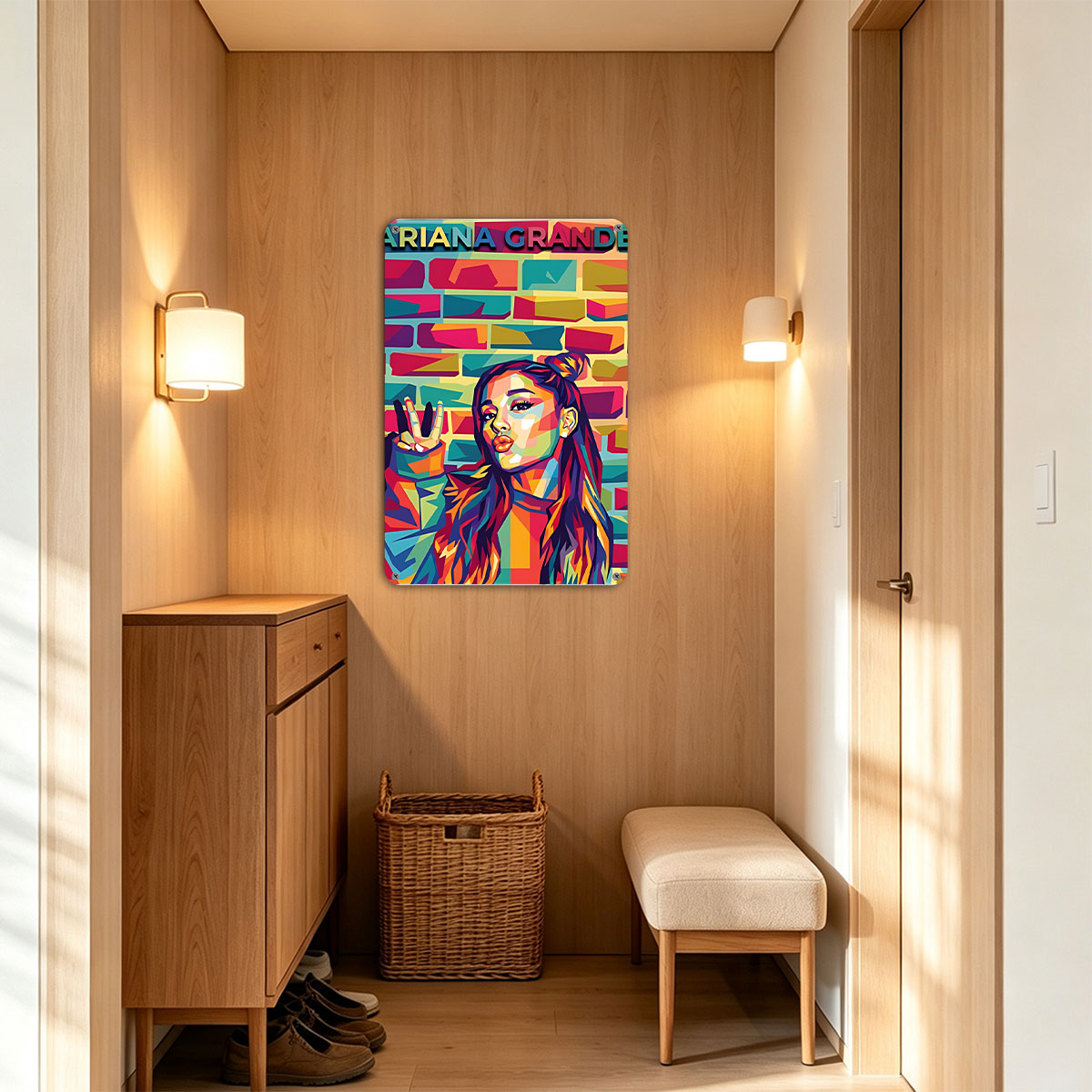 Ariana Grande Pop Art Portrait - painting