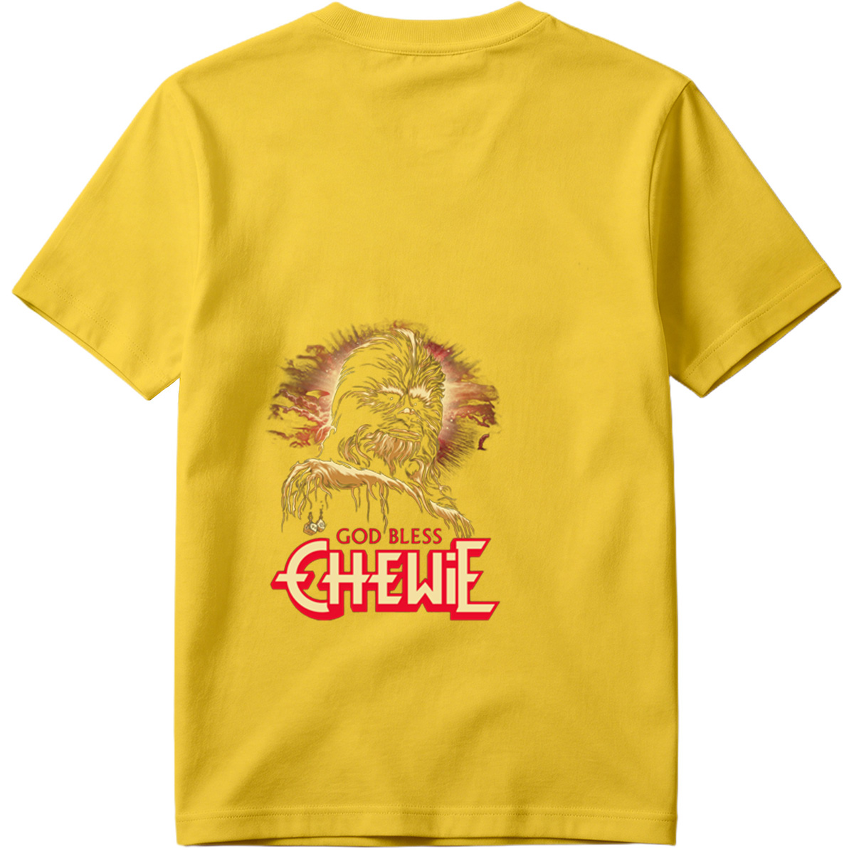 God Bless Chewie - Star Wars Character Art - Tee