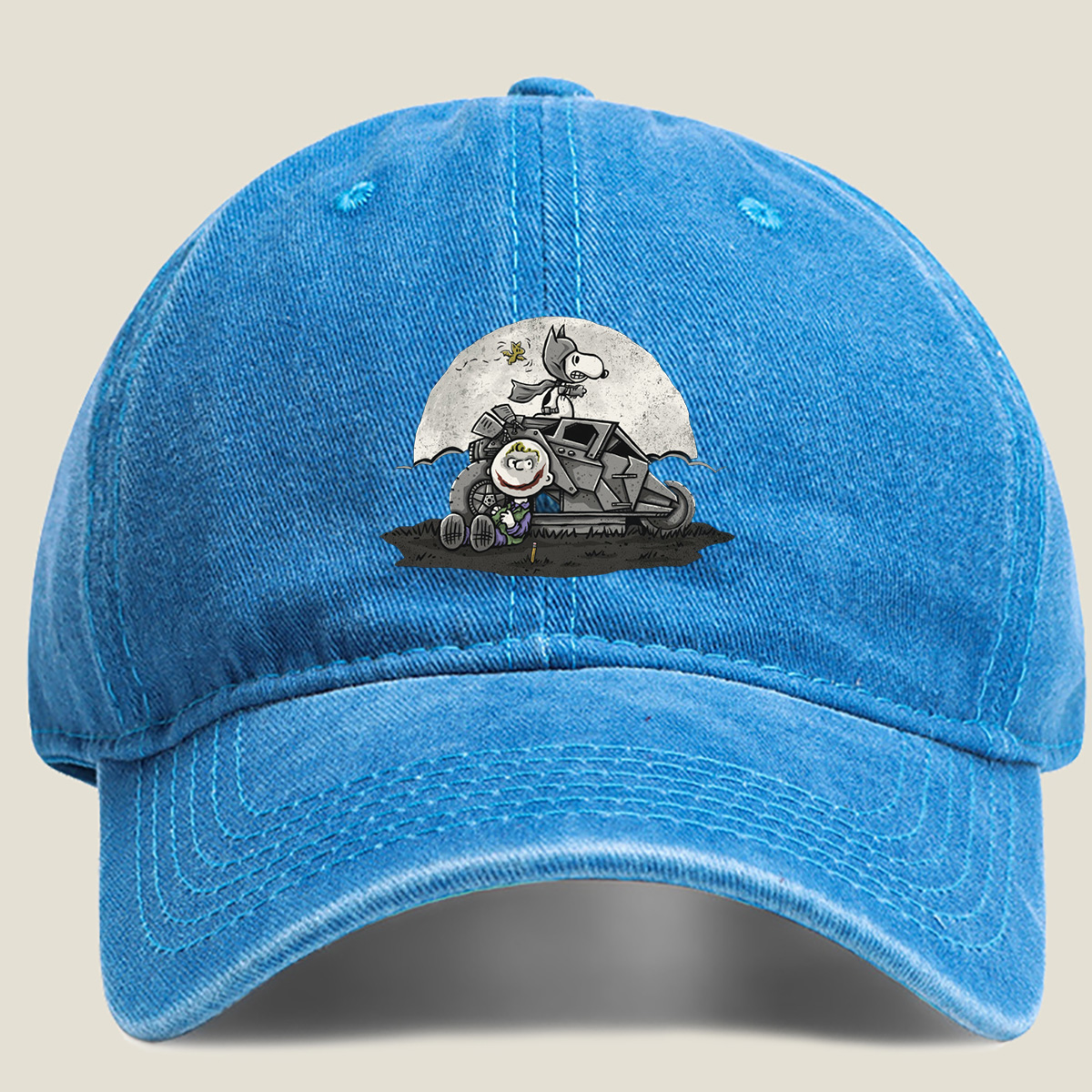 Sonic the Hedgehog vs. The Joker: Moonlight Chase - Washed Denim - Baseball Cap