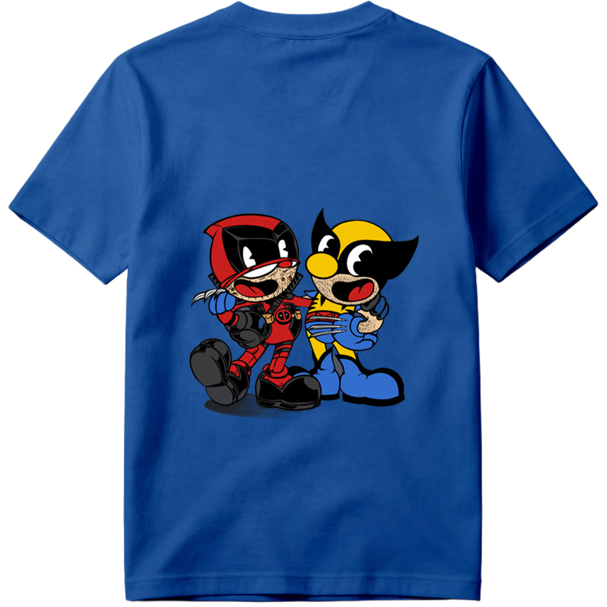 Deadpool and Wolverine Chibi Style - Tee