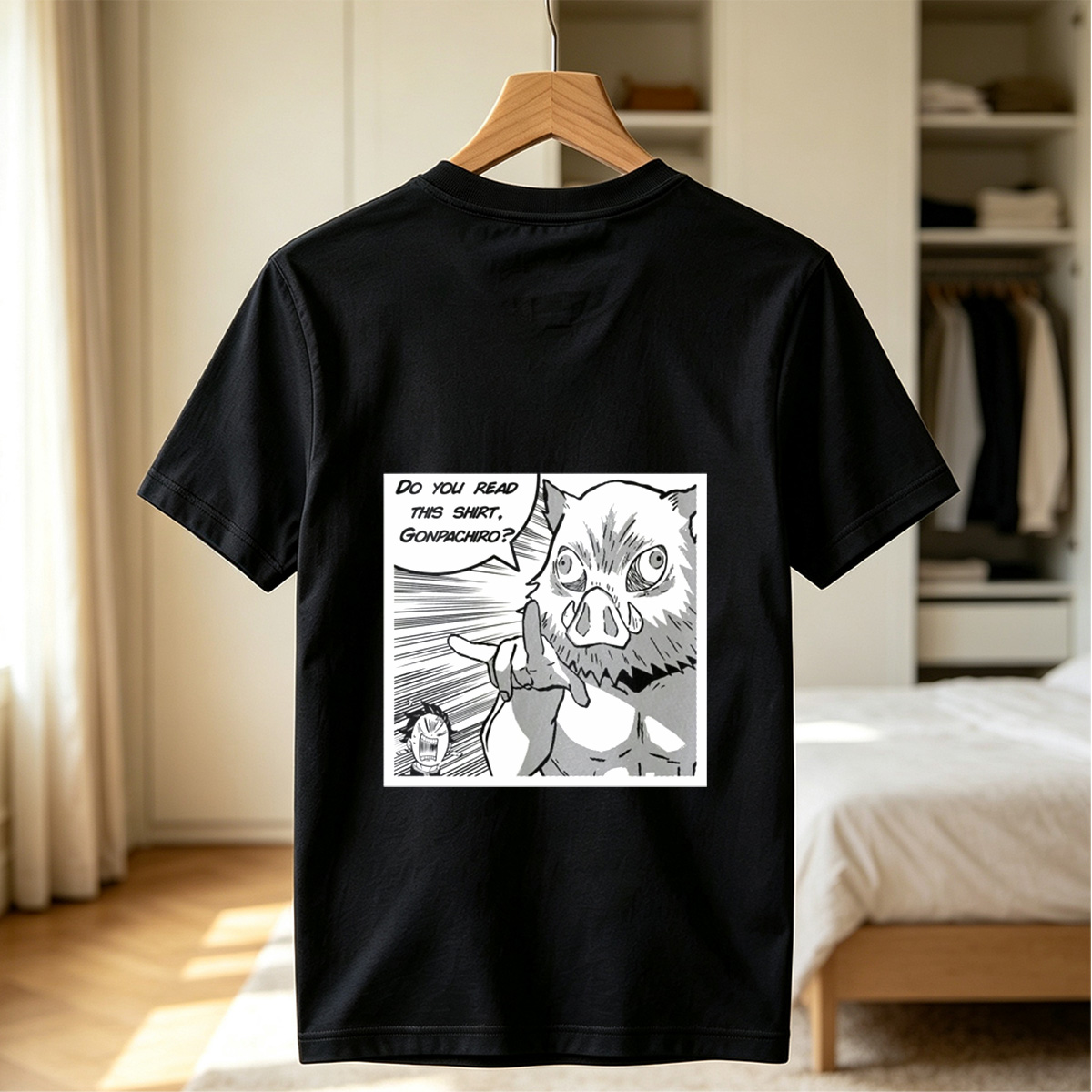 Demon Slayer: Pig Demon Questions Gonpachiro - Tee