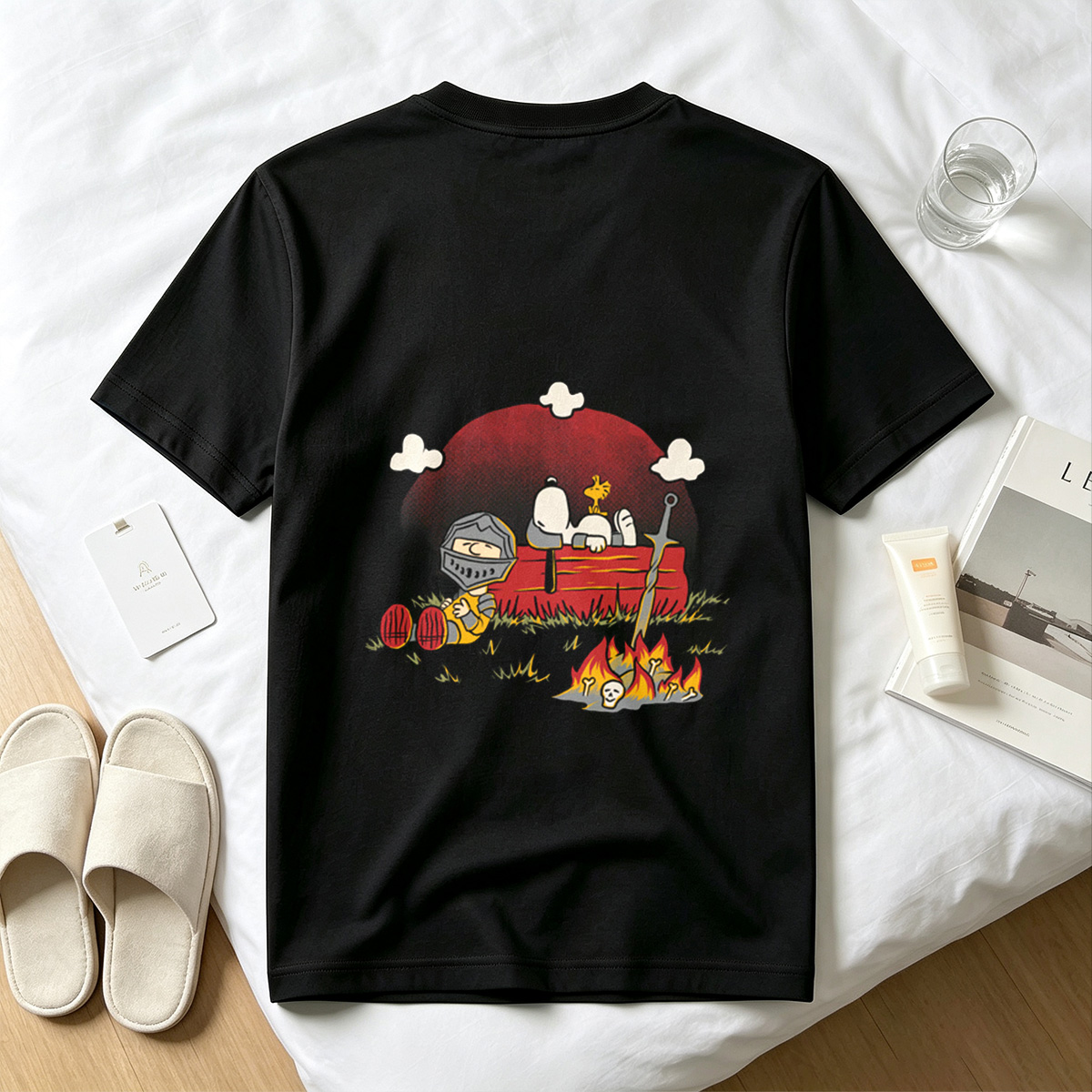 **Title:** Knight and Bone in the Moonlight - Tee