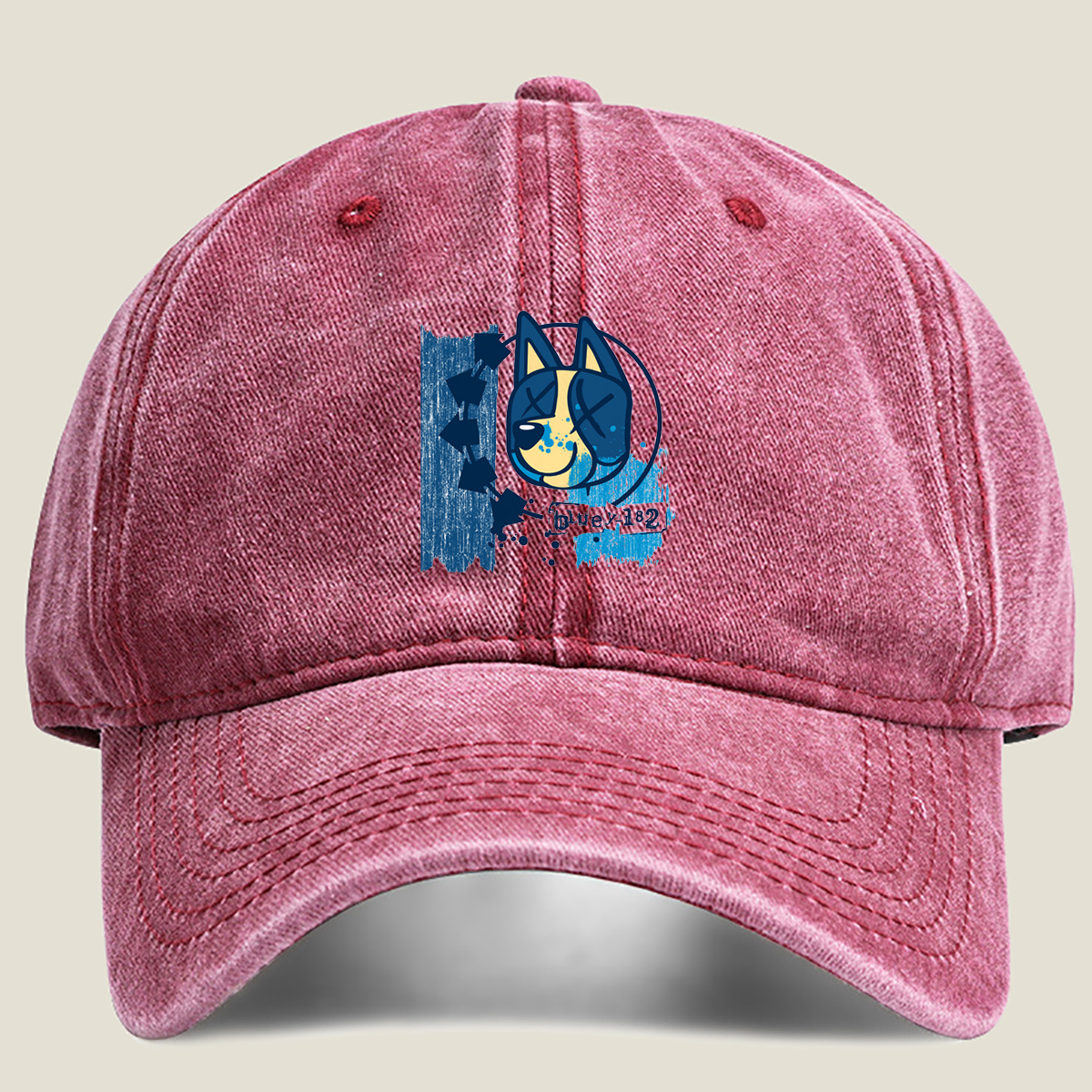 Bluey-182: The Animated Adventure - Washed Denim - Baseball Cap