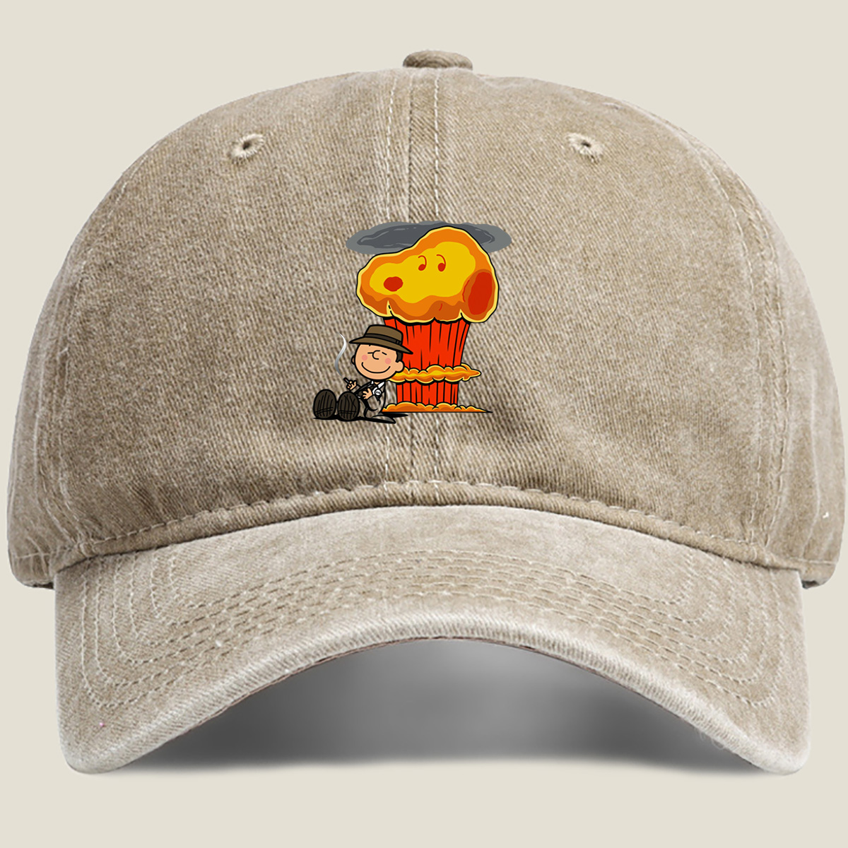Muffin Man and the Giant Cupcake - Washed Denim - Baseball Cap
