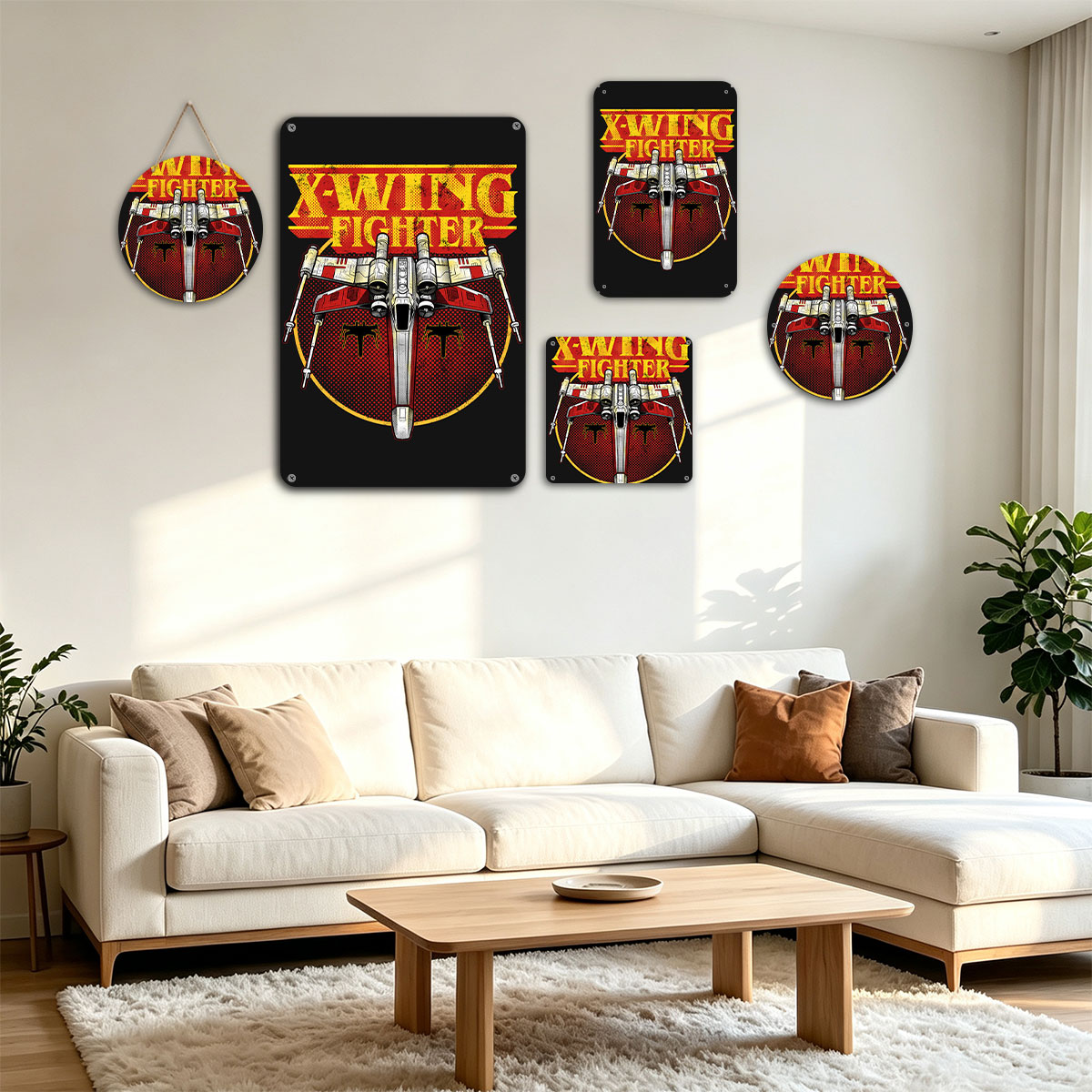 X-Wing Fighter Star Wars Rebel Alliance Iconic Spacecraft Design - painting
