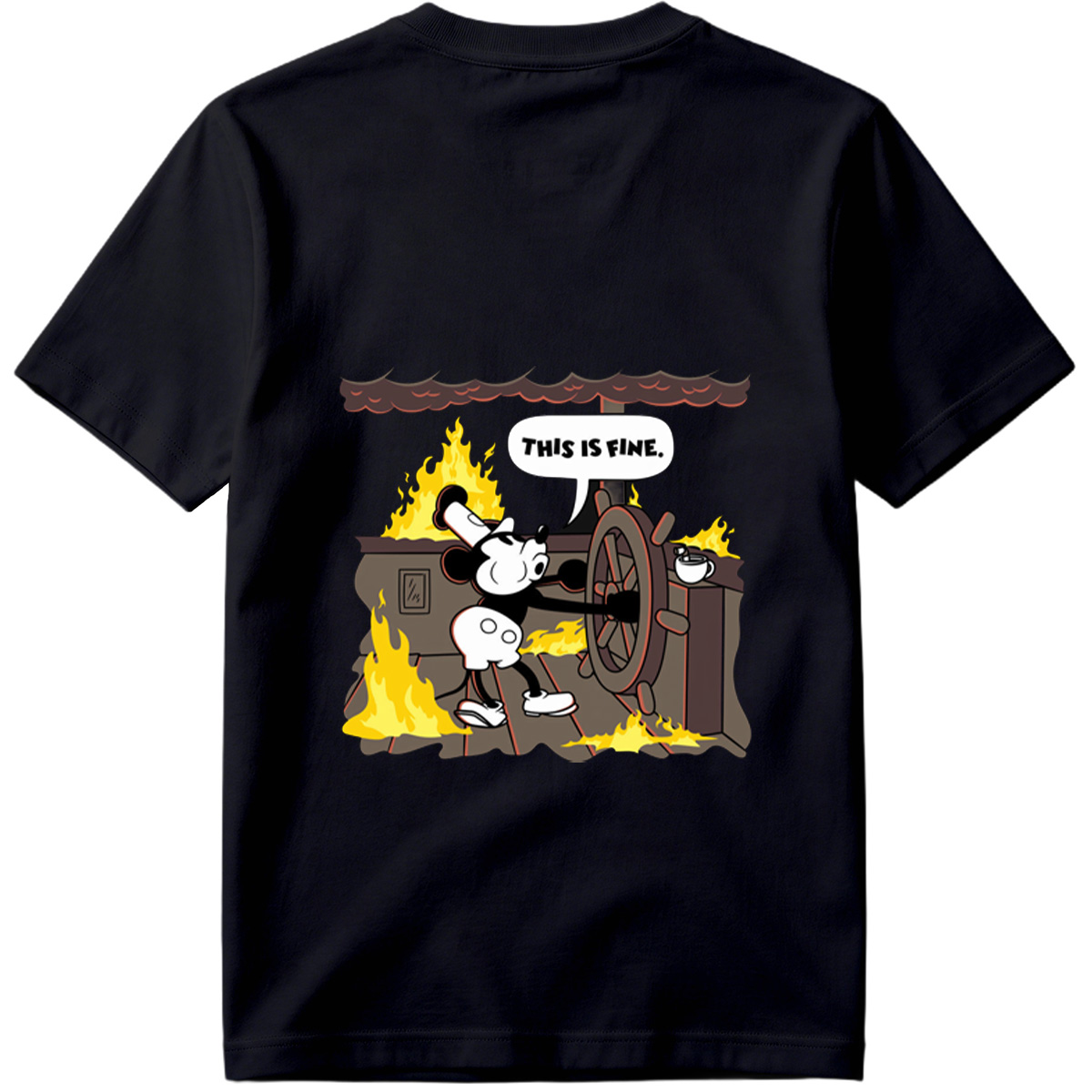 Mickey Mouse in a Burning Room: 